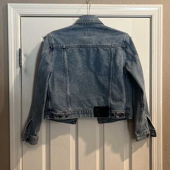 Harley Davidson cropped denim jacket, XS - Picture 2 of 7